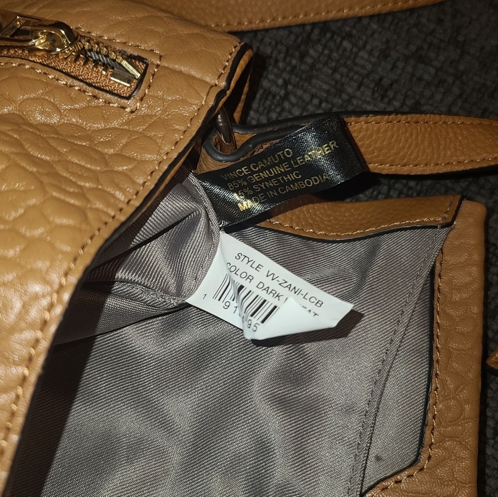 Vince Camuto | VV-Zani-LCB Dark Wheat Crossbody Purse - Picture 4 of 8